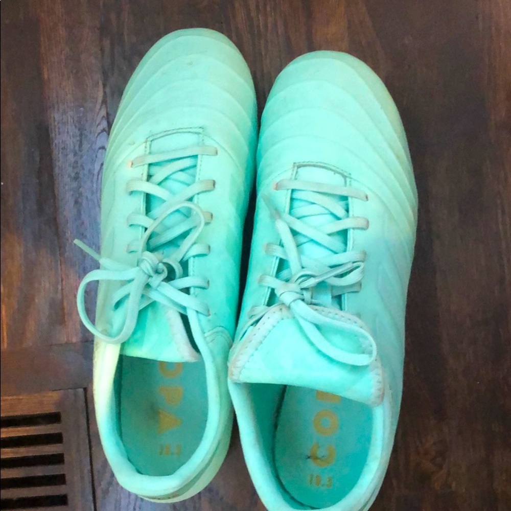 Women’s adidas cleats(teal)